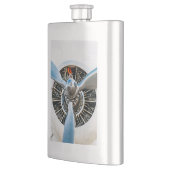 Douglas DC-3 Flugzeug. Propeller Flachmann (Links)