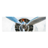 Douglas DC-3 Flugzeug. Propeller Fotodruck (Vorne)