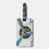 Douglas DC-3 Flugzeug. Propeller Gepäckanhänger (Rückseite vertikal)