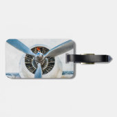 Douglas DC-3 Flugzeug. Propeller Gepäckanhänger (Rückseite horizontal)