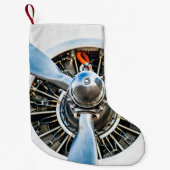 Douglas DC-3 Flugzeug. Propeller Kleiner Weihnachtsstrumpf (Vorderseite)