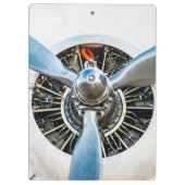 Douglas DC-3 Flugzeug. Propeller Klemmbrett (Rückseite)