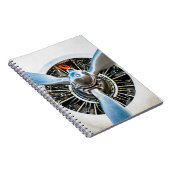 Douglas DC-3 Flugzeug. Propeller Notizblock (Rechte Seite)