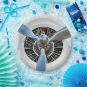 Douglas DC-3 Flugzeug. Propeller Pappteller (Party)