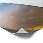 Douglas DC-3 Flugzeug. Propeller Poster (Ecke)