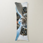 Douglas DC-3 Flugzeug. Propeller Seitenschläferkissen (Vorderseite Vertikal)