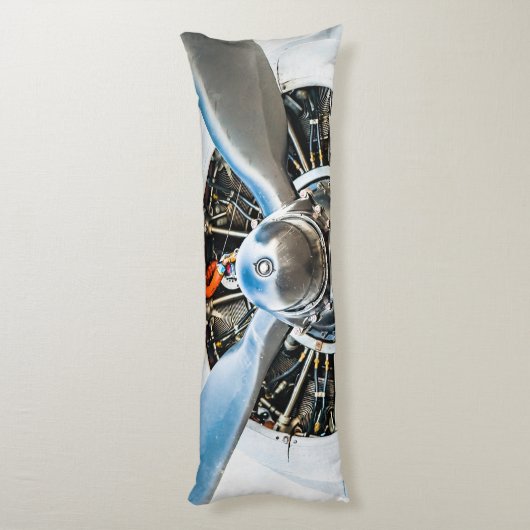 Douglas DC-3 Flugzeug. Propeller Seitenschläferkissen (Rückseite (Vertikal))