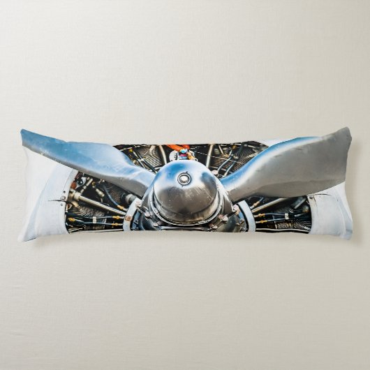 Douglas DC-3 Flugzeug. Propeller Seitenschläferkissen (Vorderseite)