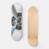 Douglas DC-3 Flugzeug. Propeller Skateboard (Vorderseite)