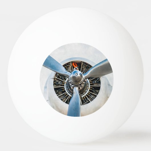 Douglas DC-3 Flugzeug. Propeller Tischtennisball (Vorderseite)