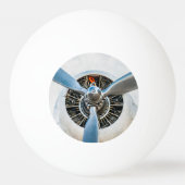 Douglas DC-3 Flugzeug. Propeller Tischtennisball (Rückseite)