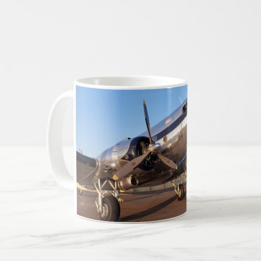 Douglas DC-3 Flugzeug-Tasse Kaffeetasse (Vorderseite Links)