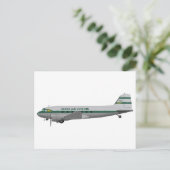 Douglas DC-3 Ozark Airlines Postkarte (Stehend Vorderseite)