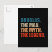Douglas Der Mann Der Mythos Die Legende Postkarte (Vorne/Hinten)