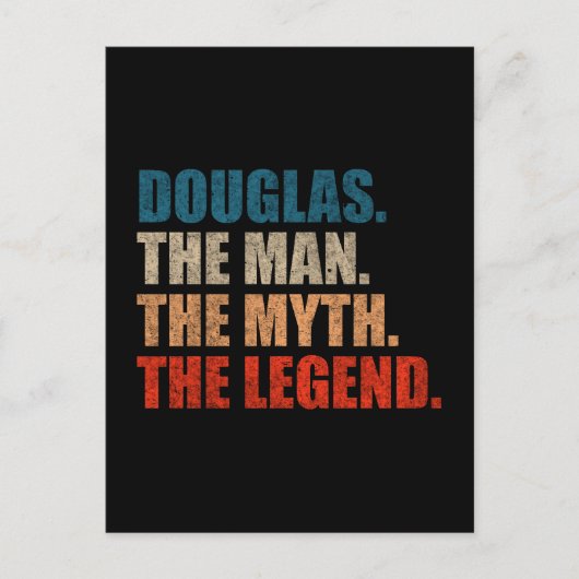 Douglas Der Mann Der Mythos Die Legende Postkarte (Vorderseite)