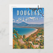 Douglas, die Perle von der Insel Man Postkarte (Vorne/Hinten)