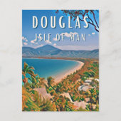 Douglas, die Perle von der Insel Man Postkarte (Vorderseite)
