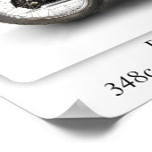 Douglas Dragonfly Motorcycle - A3 Poster (Ecke)