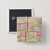 Douglas, Edgar, Coles, Cumberland, Clark Landkreis Button (Vorne & Hinten)