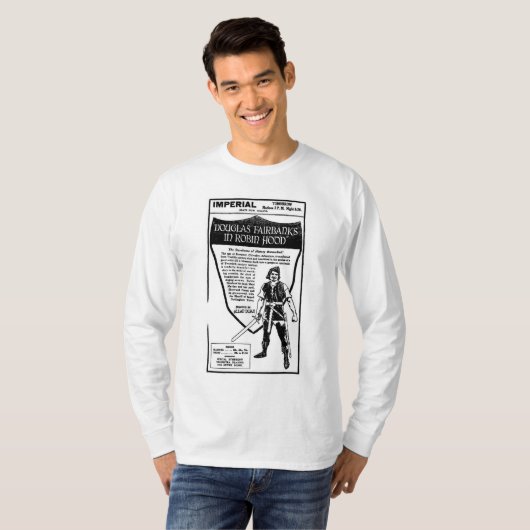 Douglas Fairbanks Robin Hood 1923 T-Shirt (Vorne ganz)