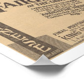 Douglas Fairbanks The Gaucho 1927 Uraufführung Poster (Ecke)