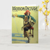 Douglas Fairbanks Three Musketeers Cover Karte (Gelbe Blume)