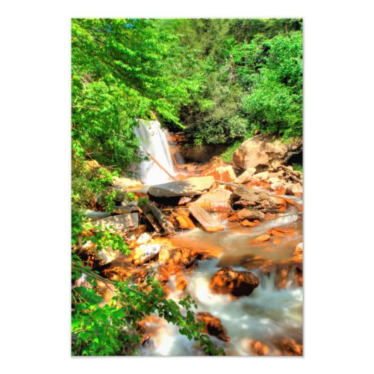 Douglas Falls, West Virginia Fotodruck (Vorne)