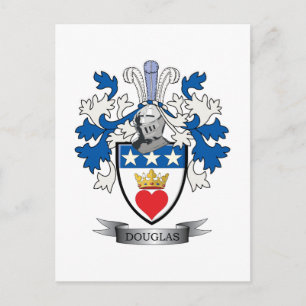 Douglas Familienwappen Coat of Arms Postkarte