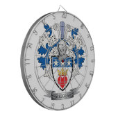 Douglas-Familienwappen-Wappen Dartscheibe (Vorderseite Links)