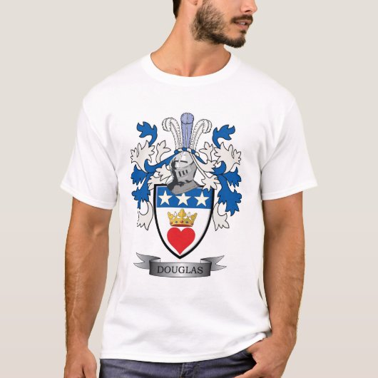 Douglas-Familienwappen-Wappen T-Shirt (Vorderseite)