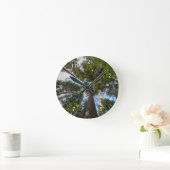 Douglas Fir Baumkronen Runde Wanduhr (Zuhause)