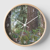 Douglas Fir Conifer Forest Uhr (Vorderseite)