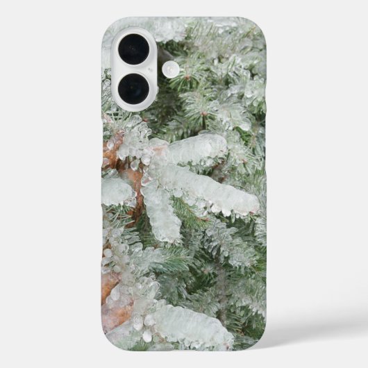 Douglas Fir mit Eis überzogen Case-Mate iPhone Hülle (Rückseite)