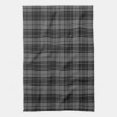 Douglas grauer Tartan-kariertes Handtuch (Vertikal)
