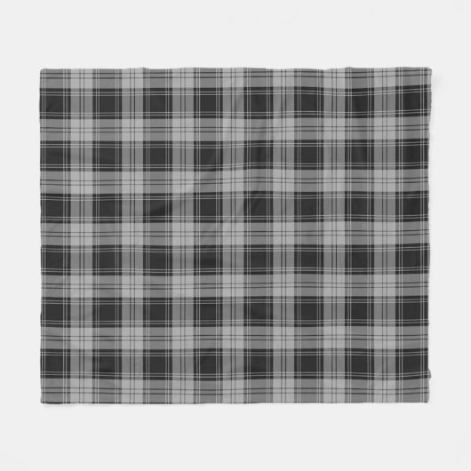 Douglas Gray Kariert Fleecedecke (Vorderseite (Horizontal))