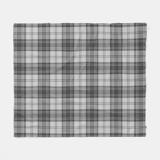 Douglas Gray Modern Kariert Fleecedecke (Vorderseite (Horizontal))