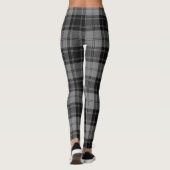 Douglas Gray Tartain Kariert Black Gray Leggings (Rückseite)
