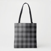 Douglas Gray Tartain Kariert Black Gray Tasche (Vorderseite)