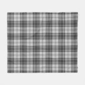 Douglas Grey Karo Fleecedecke (Vorderseite (Horizontal))