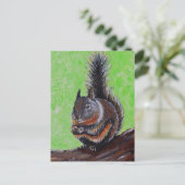 Douglas-Hörnchen-Malerei 2 Postkarte (Stehend Vorderseite)