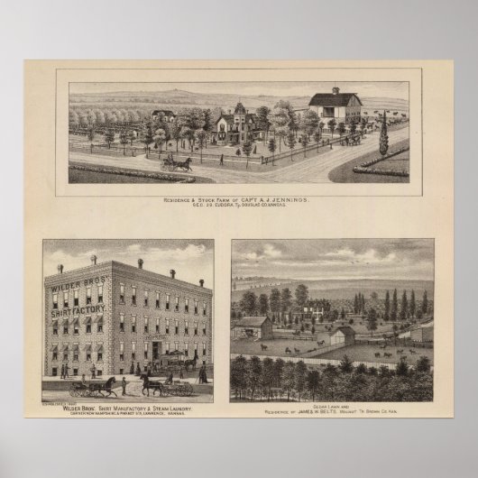 Douglas, Kansas Poster (Vorne)