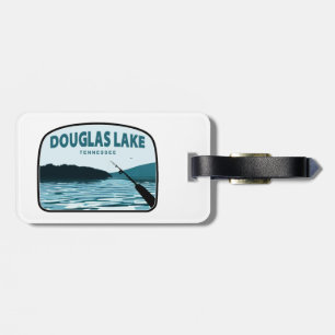 Douglas Lake Tennessee Angelrute Gepäckanhänger