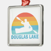 Douglas Lake Tennessee Kayak Ornament Aus Metall (Links)