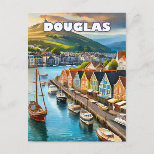 Douglas, Lebendhauptstadt der Insel Man Postkarte