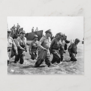 Douglas MacArthur landet auf der Insel Leyte Phili Postkarte