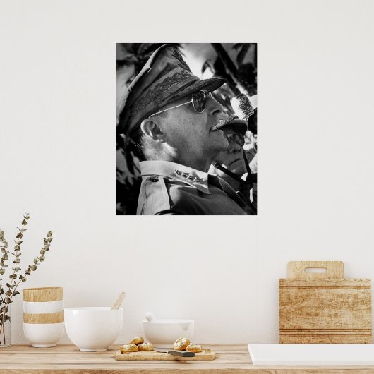 Douglas MacArthur Poster (Küche)