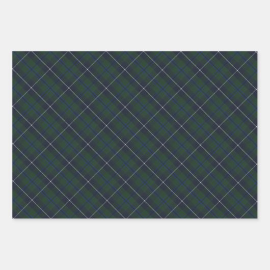 Douglas Modern Original Scottish Tartan Geschenkpapier Set (Vorderseite 2)