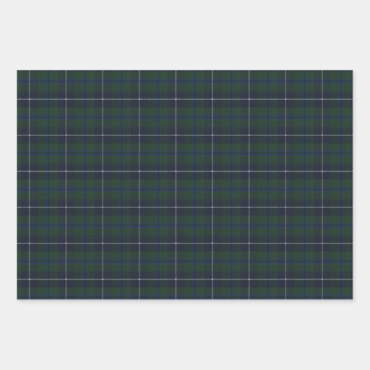 Douglas Modern Original Scottish Tartan Geschenkpapier Set (Vorderseite)