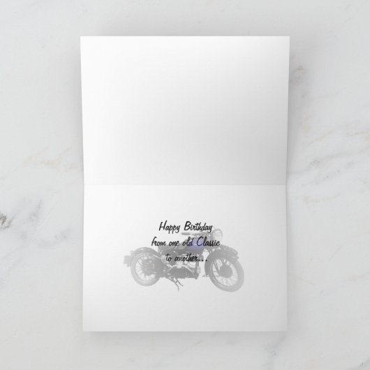 Douglas Motorcycle Karte (Innenseite)