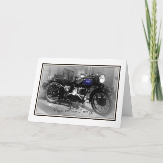 Douglas Motorrad Karte (Vorderseite)
